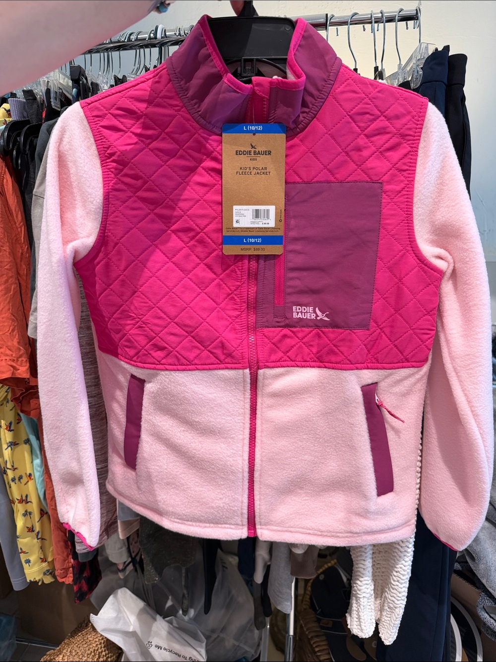 Girls Eddie Bauer Fleece Jacket NWT